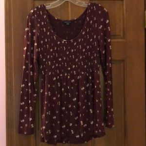 American Eagle baby doll top size medium